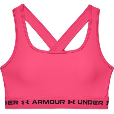Топ UA Crossback Mid Bra-PNK